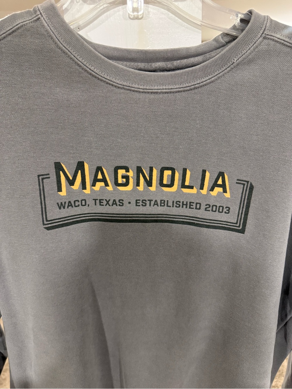 Magnolia Charcoal Gray Sweatshirt - Chip and Joanna Gaines